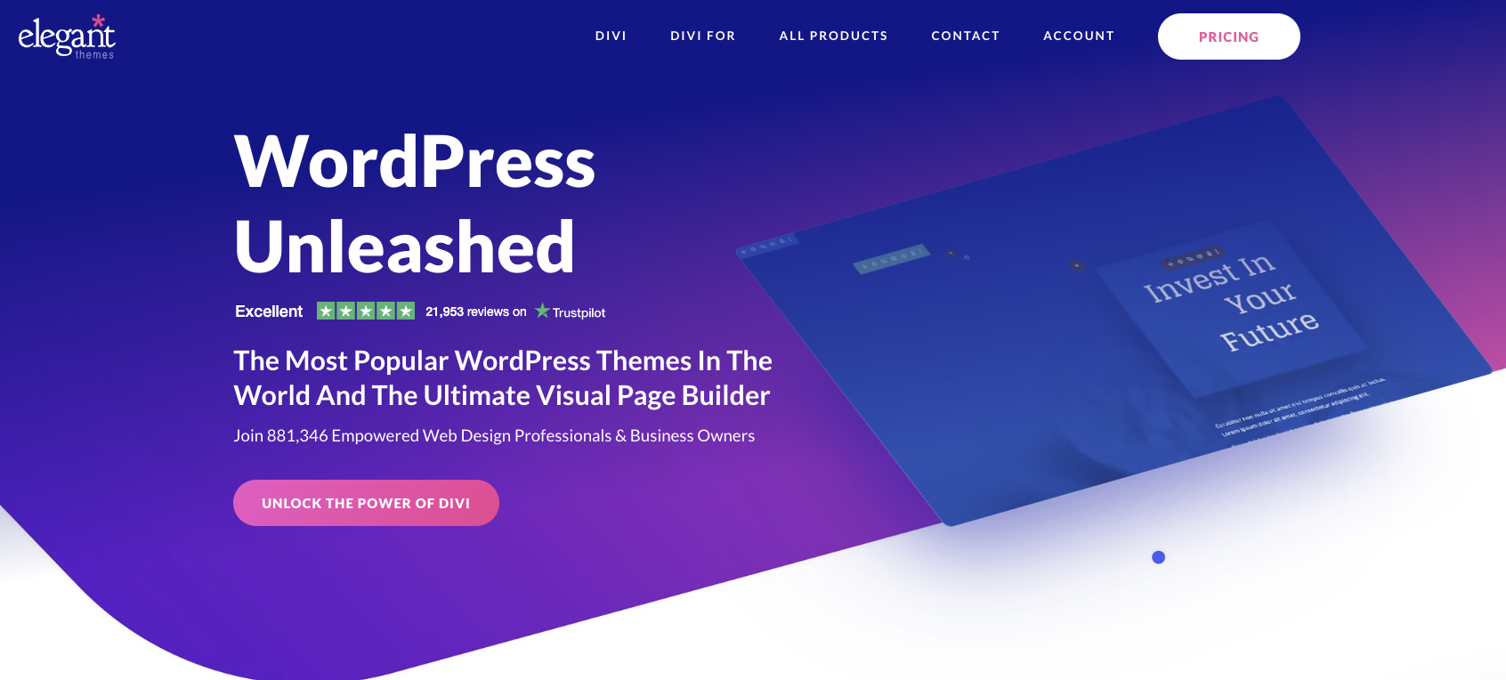 Divi - ultimate WordPress theme and visual page builder