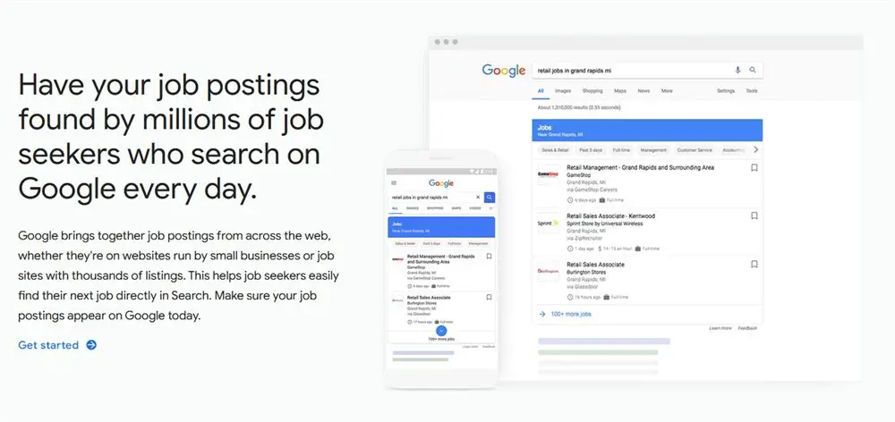 Google för jobb