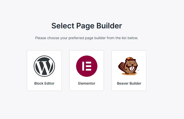Astra Page Builder Support