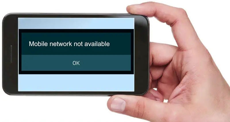 mobilnettverk ikke tilgjengelig