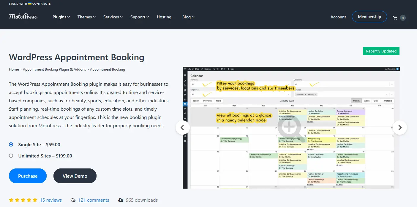 WordPress Appointment Booking