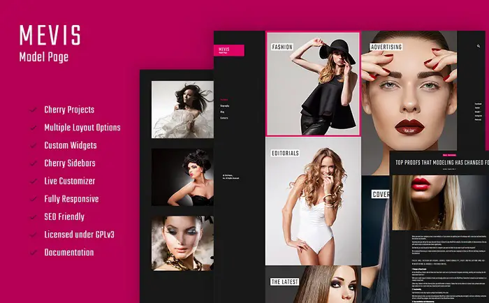 Webdesign Responsive Website-Vorlage