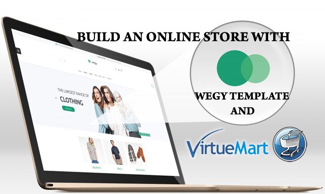 Wegy-mall för Joomla onlinebutik