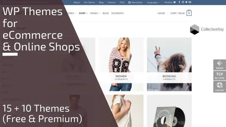 15 + 10 WordPress eCommerce themes for setting up Online Shop