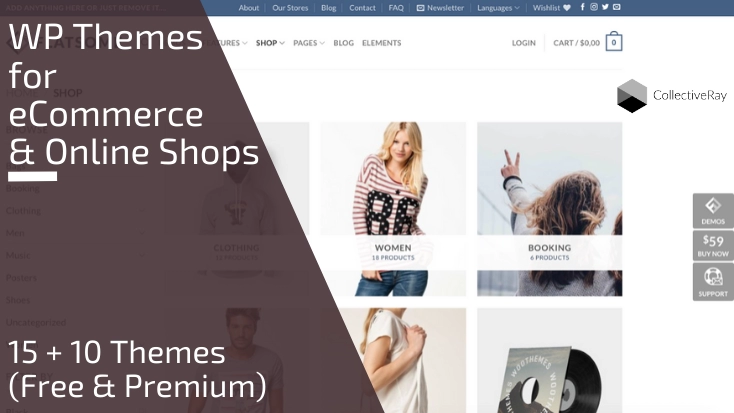15 + 10 temi di eCommerce WordPress per la configurazione del negozio online