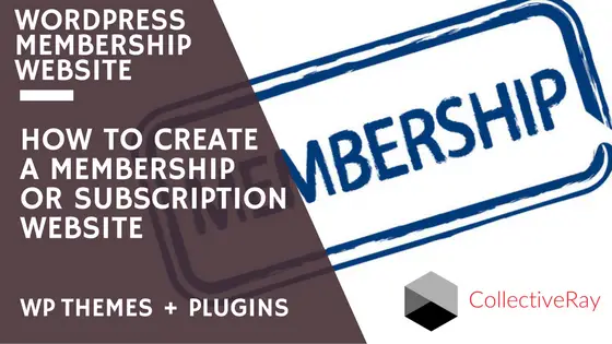 WordPress-lidmaatschapsthema's