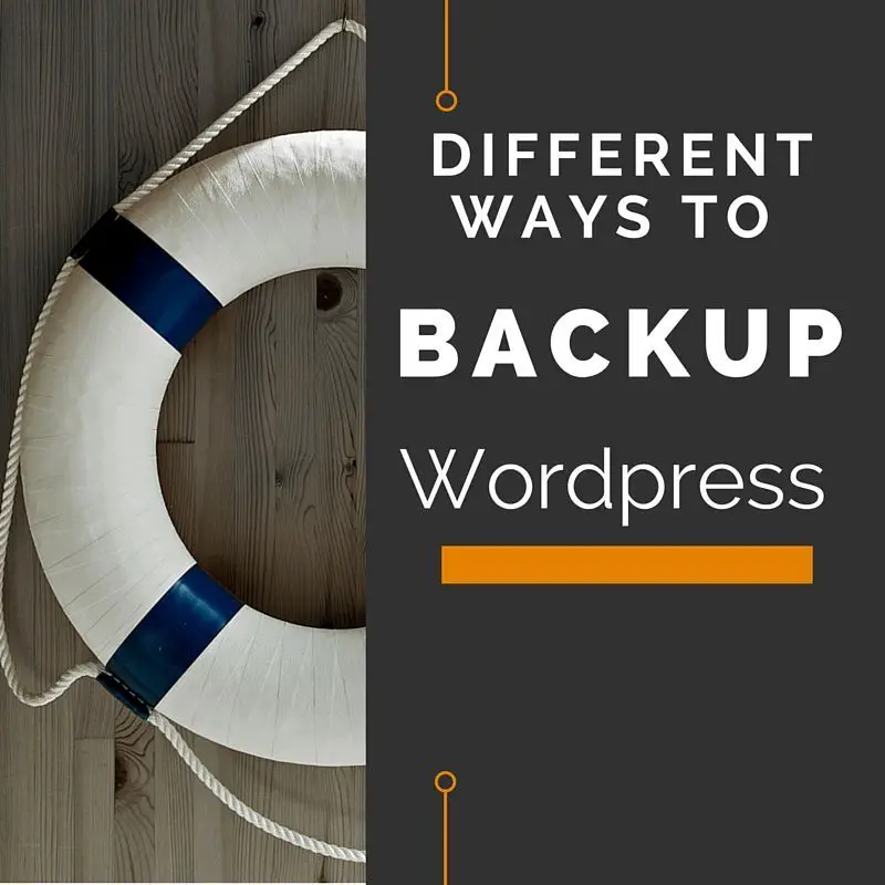 Wordpress backup using native functions or using a plugin