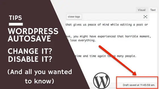 Salvataggio automatico di WordPress