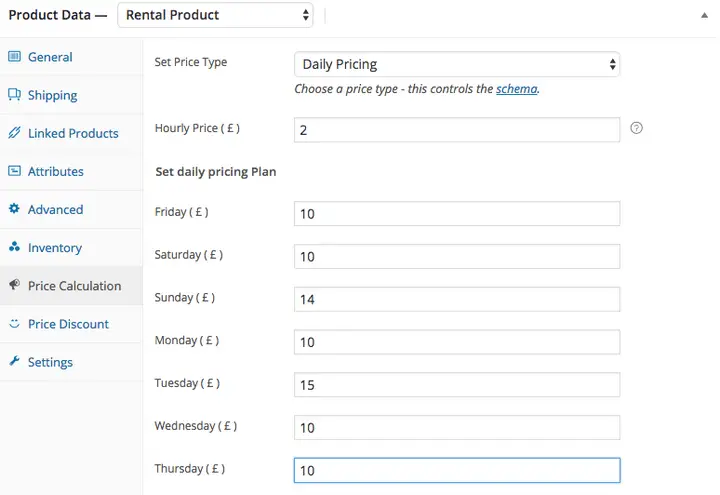 RnB WooCommerce Rental Booking System Pricing