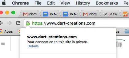 SSL de criações DART