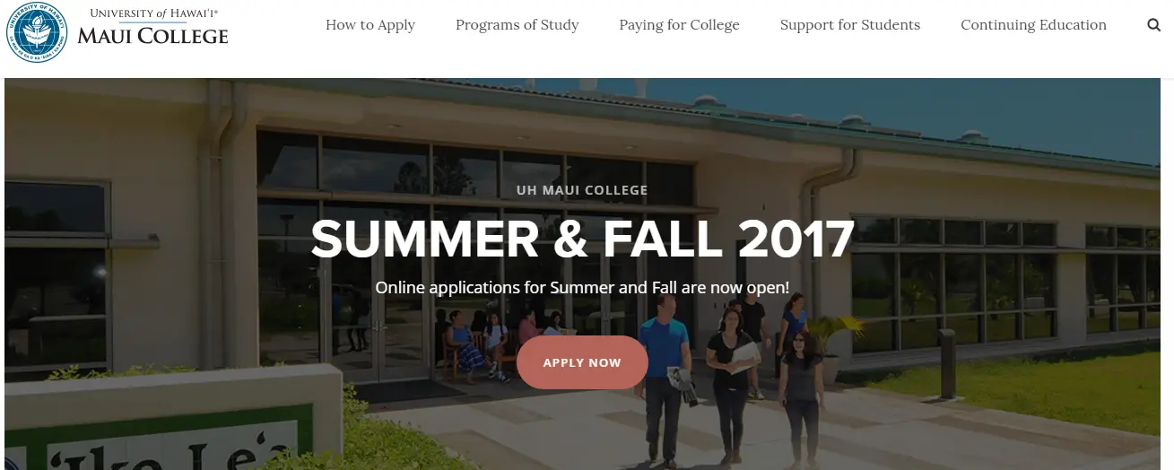 Esempi di Avada - sito web dell'università dell'istruzione