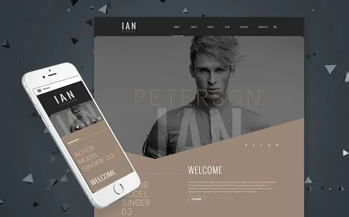 Artist Portfolio Joomla Template