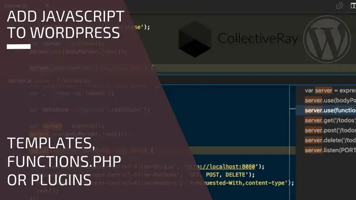 Add Javascript to WordPress