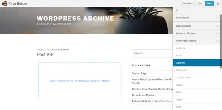 Beaver Builder WordPress búnaður