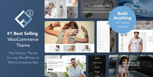 Flatsome bedst sælgende woocommerce-skabelon
