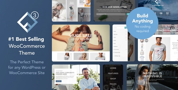 Flatsome bedst sælgende woocommerce-skabelon