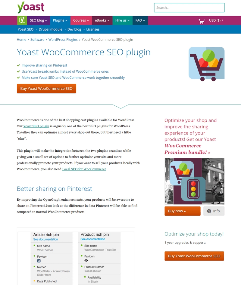 yoast seo til woocommerce