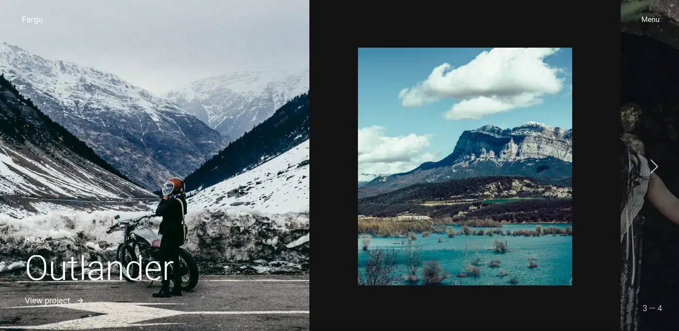 fargo - schoon WordPress-thema voor artiesten