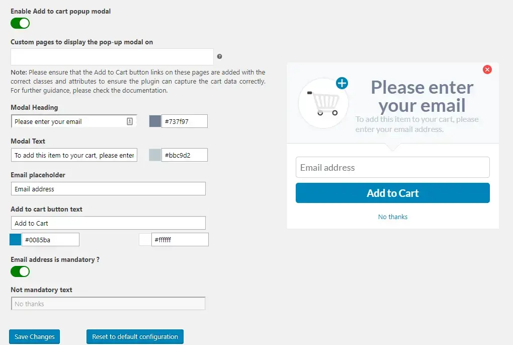 Popup-editor
