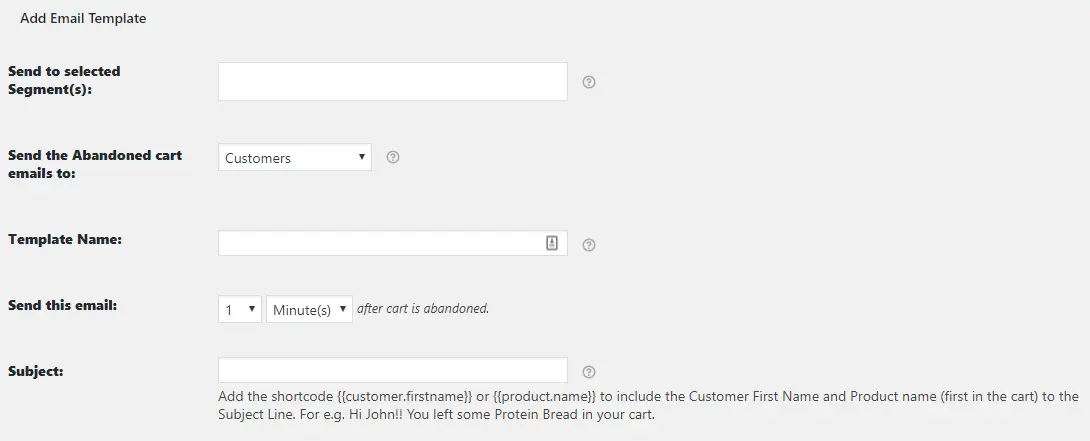 Send e-mail til segmenter af brugere