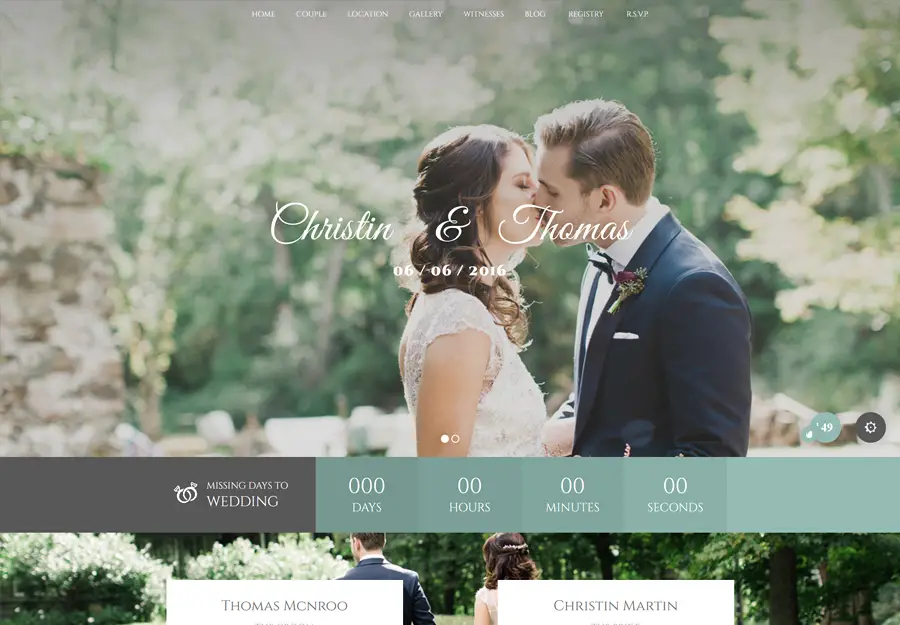Wedding Industry - Wedding Multipurpose Couple WP