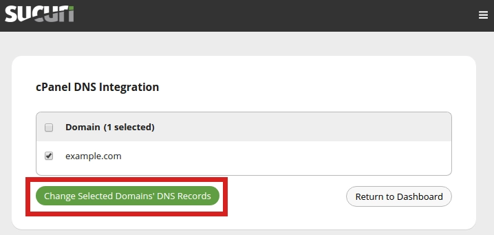 Cambiar registros dns