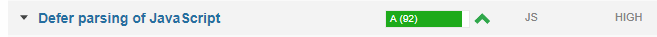 Good defer score on GTMetrix