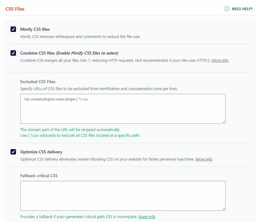 optimisation des fichiers CSS