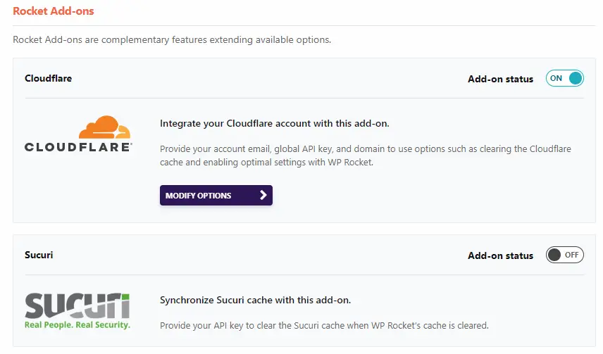 addons de fusée