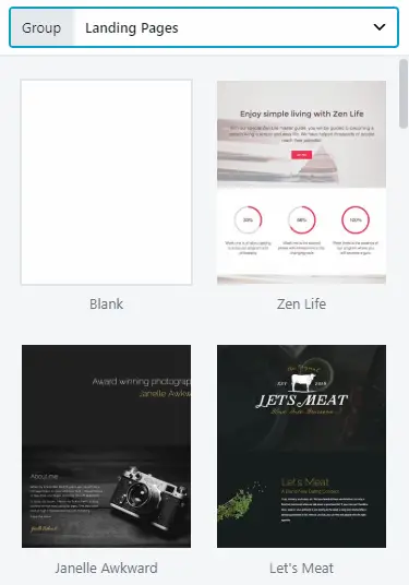 beaver landing page template