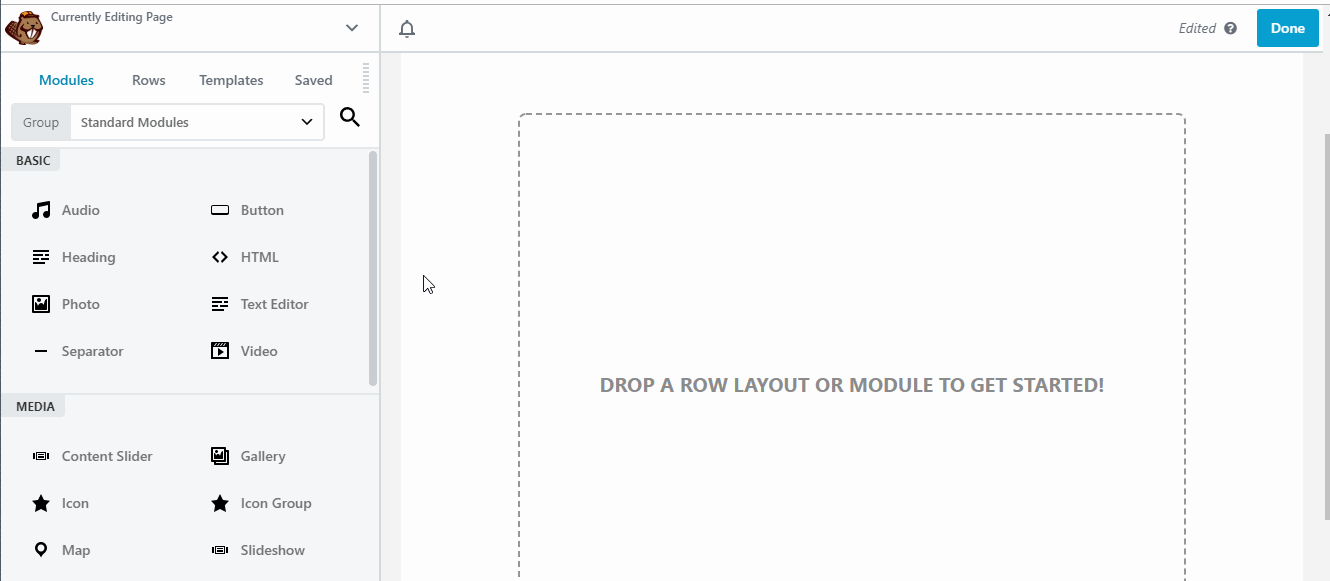 row columns module