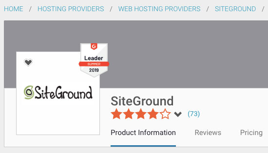 Avis sur g2crowd