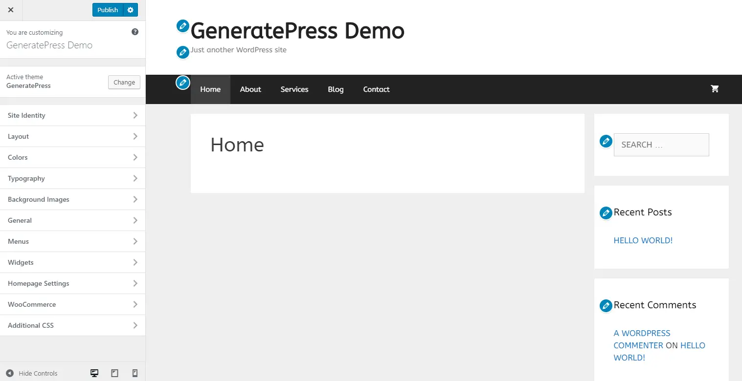 Personnalisateur GeneratePress
