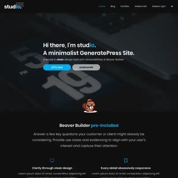 modèle de studio