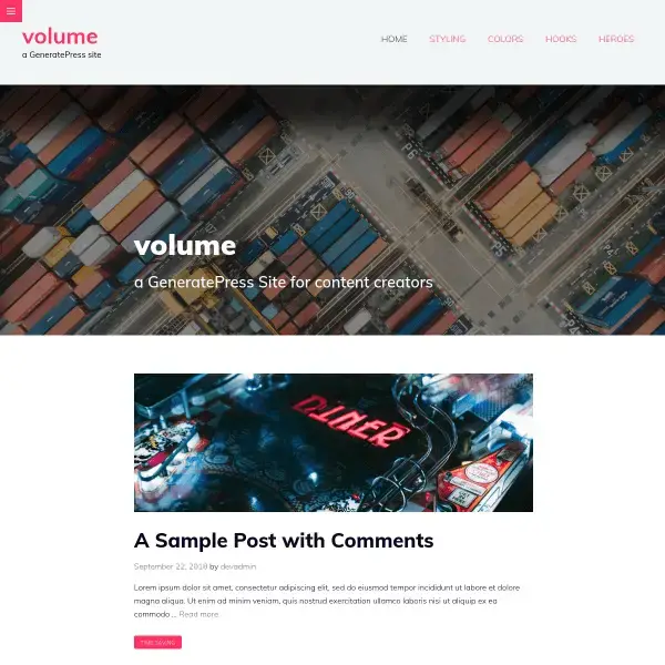 modèle de volume