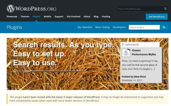 Daves WordPress lifandi leit