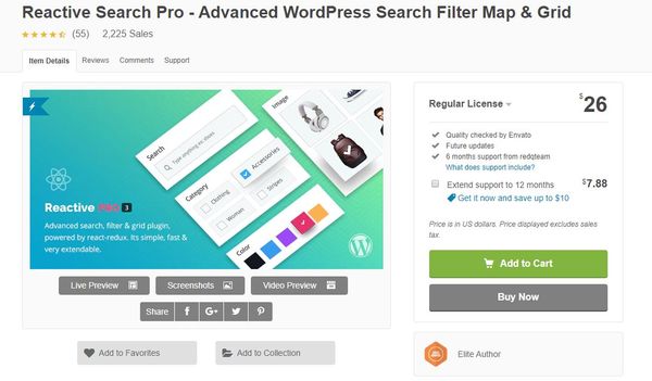 Reactive Search Pro