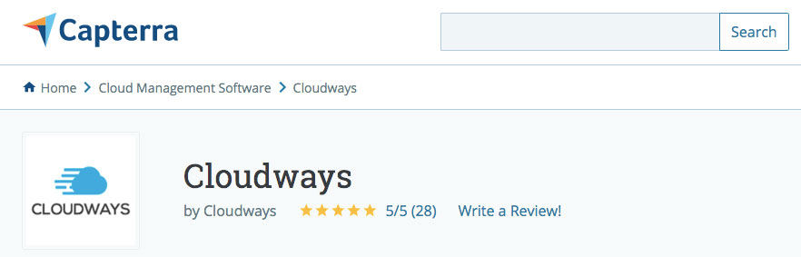 capterra cloudways reviews