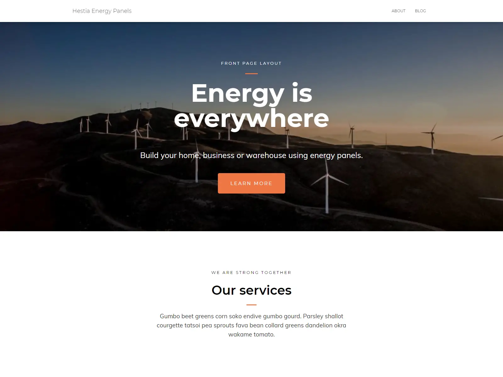 panneau énergétique hestia