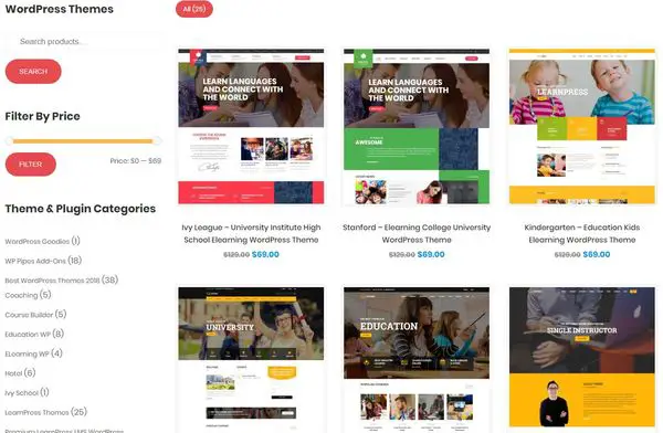LearnPress Temaer