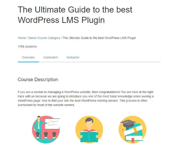 LearnPress brugeroplevelse