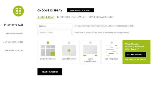 Galerie NextGen vs Galerie Envira