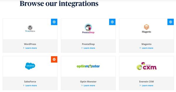 SendinBlue integrations