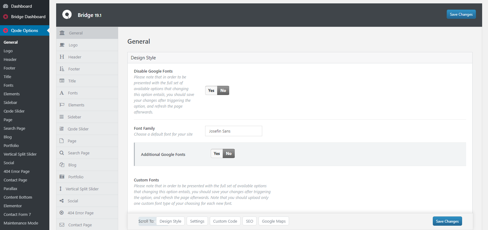 qode options