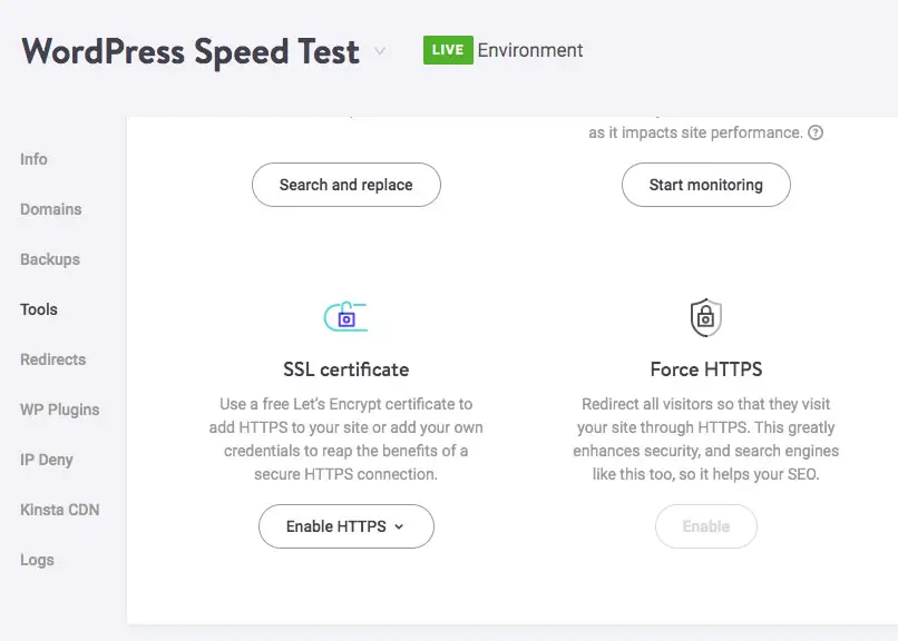 Ota käyttöön SSL-varmenne https