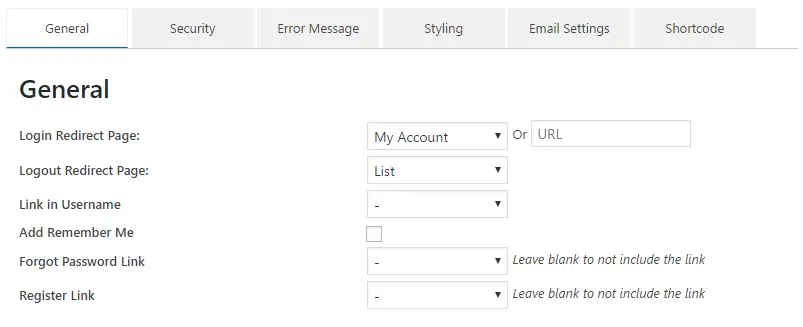 login omleidingspagina