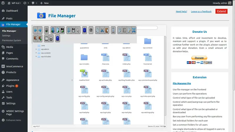 file manager