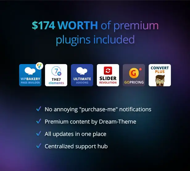 premium plugins included