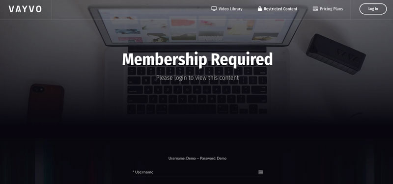 site d'adhésion à vayvo media streaming