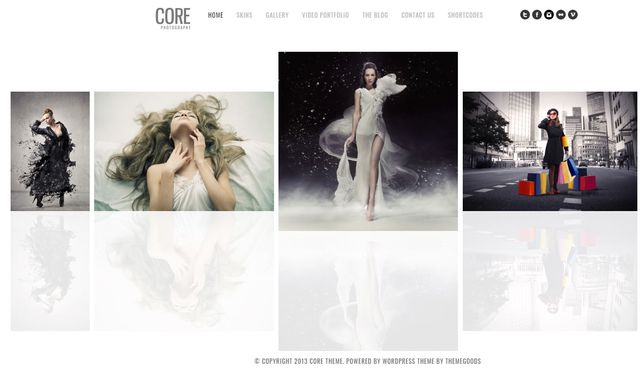 Kern - kunstzinnig WordPress-thema